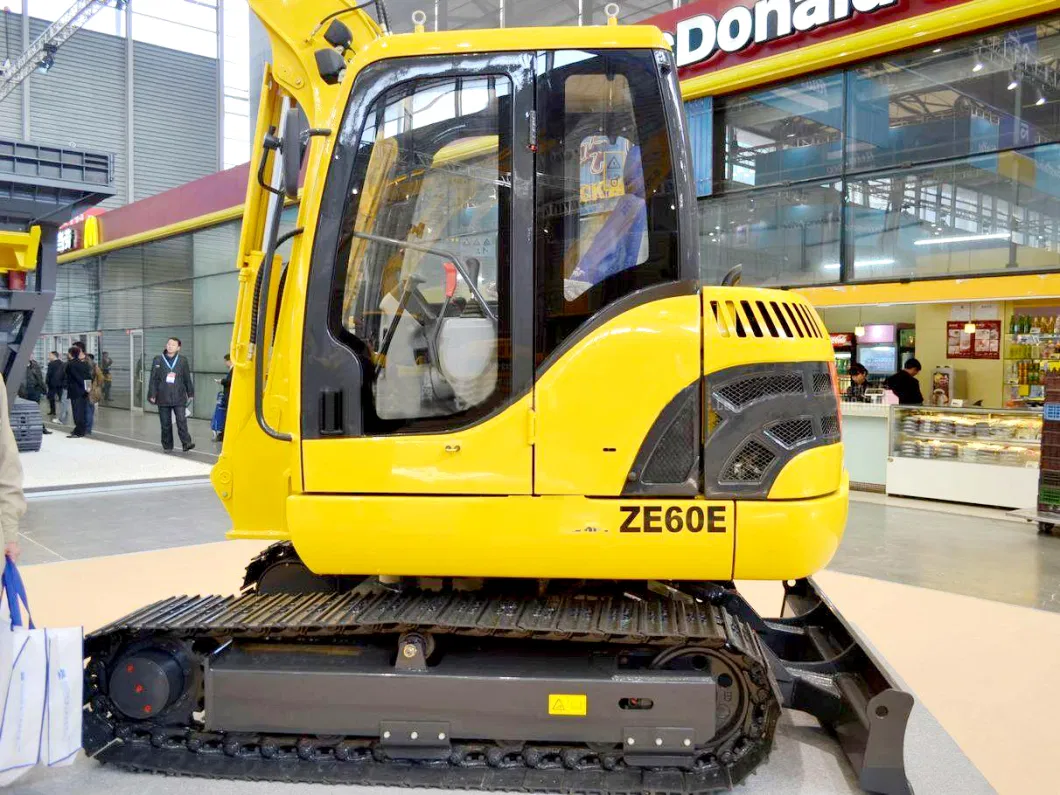 Ze75e Mini Crawler Excavator 7.5ton Minibagger Track