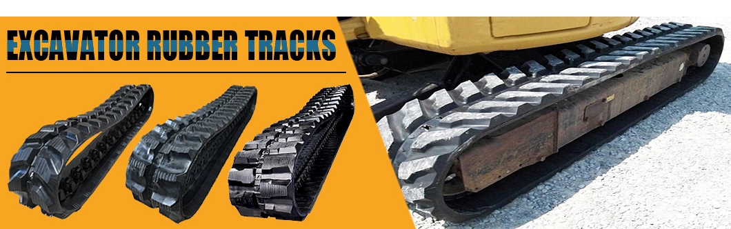 7&quot; Width Rubber Track H180X72X37 for Hitachi Zx8-2 Mini Excavators